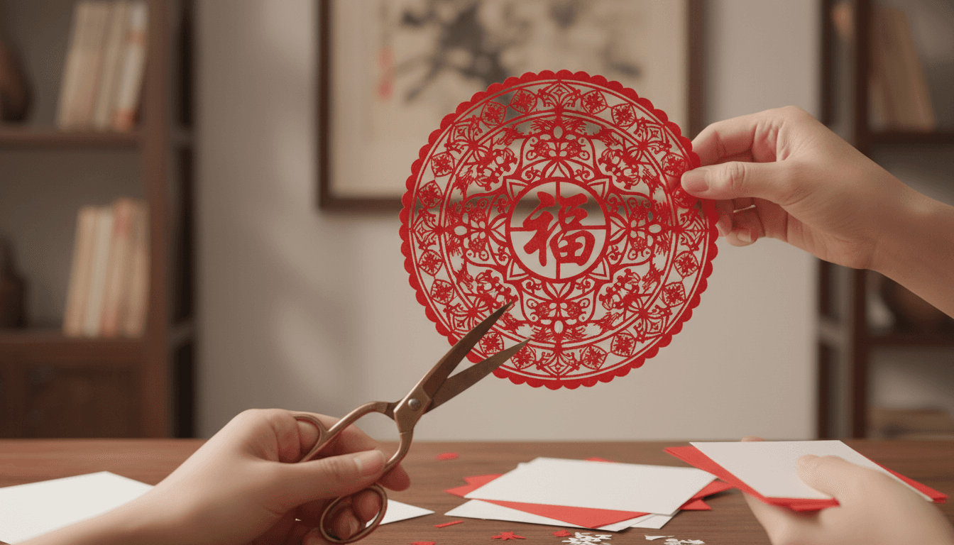 Chinese paper cutting workshop